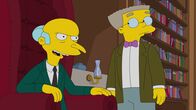 Die Simpsons – Mr. Burns (l.); Smithers (r.)