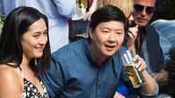 Killing Hasselhoff – L-R: Ann (Jennifer Ikeda), Chris Kim (Ken Jeong).