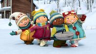 Snowsnaps' Winterspiele – Nele möchte, dass Jonas als Schneeprinz in ihrem Ballett mitmacht.