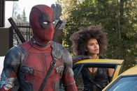Deadpool 2 – L-R: Wade Wilson / Deadpool / Voice of Juggernaut (Ryan Reynolds) and Domino (Zazie Beetz)