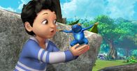 Peter Pan - Neue Abenteuer – Michael darf auf den Frosch Pakwa aufpassen. Die beiden verstehen sich prima, und Michael bringt seinem neuen Freund einige Kunststücke bei.