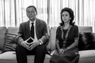Arde Madrid – L-R: Juan Domingo Perón (Osmar Núñez) und Isabelita Perón (Fabiana García Lago)