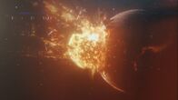 Katastrophen der Erdgeschichte – Theia - ein fast marsgroßer Protoplanet - kollidiert mit rund 32.000 Kilometern pro Stunde mit der noch jungen Erde. Damit ist der Weg frei für die Entstehung unseres Mondes.