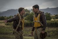 Catch-22 – Catch 22 -- Episode 3 - Yossarian needlessly expends energy to avoid a feared mission; disaster catches up with him, when he least expects it. McWatt (Jon Rudnitsky), Yossarian (Christopher Abbott) shown. (Photo by: Philippe Antonello / Hulu)