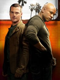Navy CIS: L.A. – (8. Staffel) - Ermitteln Undercover im sonnigen Kalifornien, um die nationale Sicherheit zu wahren: Special Agent G. Callen (Chris O'Donnell, l.) und Special Agent Sam Hanna (LL Cool J, r.) ...
