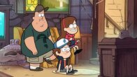 Willkommen in Gravity Falls – L-R: Soos Ramirez, Dipper Pines, Mabel Pines