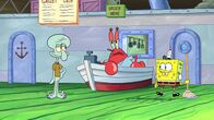 SpongeBob Schwammkopf – v.li.: Squidward, Mr. Krabs, SpongeBob