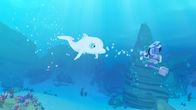 Zoom - Der weiße Delfin – Zoom schwimmt einer speziellen Unterwasser-Kamera hinterher, immer weiter zum Meeresboden. Von dort kam ein seltsamer Ton, den Yann und Onkel Patrick mit dem ferngesteuerten Kamera-Roboter erforschen wollen.