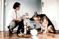 Kommissar Rex – Kommissar Moser (Tobias Moretti) und Rex.