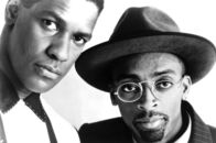 Denzel Washington – Denzel Washington (li.) und Spike Lee (re.) im Musical-Drama Mo' Better Blues (1990)