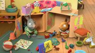 Pip und Posy – Wer hat die größte und beste Höhle? Erst als Pip und Posy zusammenarbeiten, entsteht die Mega-Höhle.