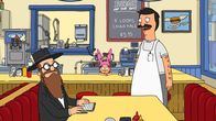 Bob's Burgers – Ein Restaurantkritiker, genannt Moody Foodie (l.), kommt zu Bob's Burgers und veröffentlicht eine sehr negative Rezension dazu. Doch das kann Bob (r.) nicht auf sich sitzen lassen und schmiedet einen Plan, um seinen Ruf wieder herzustellen ...