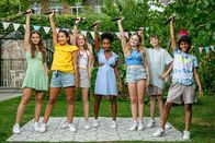 Mega Moment – L-R: Felina Schmiedl, Daria Tayel, Emma Filipovic, Nele Perklitsch, Brinn Leo Furey, Luca Sommerauer, Malik Camara.
