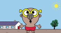 Boris – Boris mit Brille.