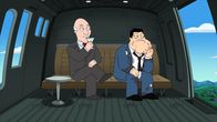 American Dad! – Avery Bullock, l.; Stan, r.