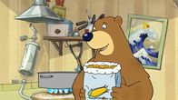 Unser Sandmännchen – Dr. Brumm hat Mais für Popcorn besorgt.