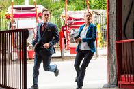Instinct – Pictured (L-R) Dr Dylan Reinhart (Alan Cumming), and Lizzie Needham (Bojana Novakovic)