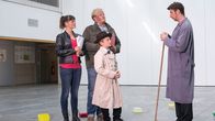 Gag Attack – On the left: Susanne Bloß and Sebastian Griegel, On the right: Philipp W. Wilhelm