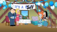 American Dad! – L-R: Stan, Francine, Klaus, Roger, Hayley