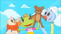 Bakabu – L-R: Charlie Gru, Mimi Lou, Bakabu.
