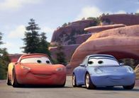 Cars – L-R: Lightning McQueen, Sally Carrera