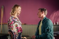 Dr. Nice – Ein Alter Flirt sorgt für Eifersucht: Teresa Rizos als Jana Schmidtke, Patrick Kalupa als Dr. Neiss