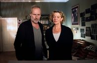 Tatort – ARD/HR TATORT: DER TURM, Fernsehfilm, Deutschland 2018, Buch und Regie: Lars Henning Uhr im ERSTEN. Paul Brix (Wolfram Koch) und Anna Janneke (Margarita Broich).