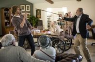Navy CIS: L.A. – L-R: LAPD Liaison Marty Deeks (Eric Christian Olsen) und Edward O\'Boyle (Martin Mull).