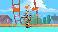 Phineas und Ferb – First from top: Candace Flynn, second from top: Ferb Fletcher, third from top: Phineas Flynn, fourth from top: Isabella Garcia-Shapiro, sixth from top: Baljeet Tjinder, first from bottom: Buford Van Stomm