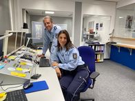 Auf Streife – Martin (l.); Nesrin (r.)