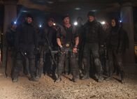 The Expendables 2 – Jason Statham (Lee Christmas), Randy Couture (Toll Road), Sylvester Stallone (Barney Ross), Terry Crews (Hale Caesar), Dolph Lundgren (Gunnar Jensen), Nan Yu (Maggie).