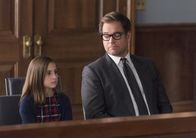 Bull – Pictured L-R:Charlie Kensington (Annabelle Wachtel) and Dr. Jason Bull (Michael Weatherly)