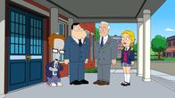 American Dad! – L-R: Roger, Stan, Senator Buckingham, Cookie Buckingham