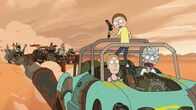 Rick and Morty – Vorne, l-r: Summer, Morty, Rick