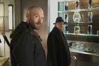 The Strain – On left: Ephraim Goodweather (Corey Stoll) and on right Abraham Setrakian (David Bradley).