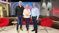 gesundheitheute – GESUNDHEITHEUTE – Die Gesundheitssendung mit Dr. Jeanne Fürst Herzensgeschichten Sebastian Schmid Arenas, Schauspieler und Sprecher, Moderatorin Dr. Jeanne Fürst und Dr. Frank Salzer, Facharzt für Kariologie und Innere Medizin Copyright: SRF/GESUNDHEITHEUTE/PTV