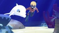 Zoom - Der weiße Delfin – Delfin Zoom (l.) und Yann (r.) suchen im Meer nach der wertvollen Teomari-Perle. Ohne diese kann Timeti nicht zur offiziellen Assistentin des Schamanen Ramana ernannt werden.