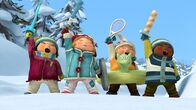 Snowsnaps' Winterspiele – Alle gemeinsam gegen den Drachen.