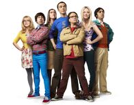 The Big Bang Theory – (7. Staffel) - Eine ganz besondere Truppe: (v.l.n.r.) Bernadette (Melissa Rauch), Howard (Simon Helberg), Amy (Mayim Bialik), Sheldon (Jim Parsons), Leonard (Johnny Galecki), Penny (Kaley Cuoco) und Raj (Kunal Nayyar) ...