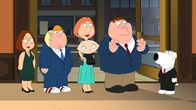 Family Guy – v.l.), Lois (M. oben), Stewie (M. unten) und Peter (2.v.r) ...