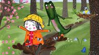 Unser Sandmännchen – Es wird Frühling! Doch Rita interessieren vor allem die Pfützen.