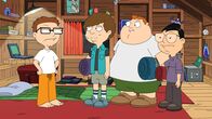 American Dad! – L-R: Steve, Schmuely, Barry, Toshi