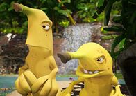 Vegesaurier – Vom Anblick der fiesen Bananaraptoren bekommen alle Vegesaurier Bauchschmerzen.