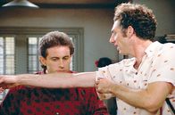 Seinfeld – Jerry Seinfeld (Jerry Seinfeld, l.) und Cosmo Kramer (Michael Richards)