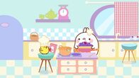 Molang – Molang und Piu Piu kochen Marmelade und füllen sie in Gläser.
