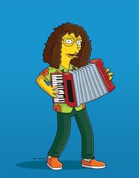 Die Simpsons – Homer gründet eine Grundge-Band, sie so bekannt wird, dass sogar Weird Al Yankovic (Bild) eine Parodie von einem seiner Songs schreibt ...