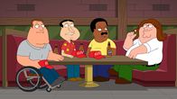 Family Guy – (v.l.n.r.) Joe Swanson; Glenn Quagmire; Cleveland Brown; Peter Griffin