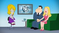 American Dad! – L-R: Roger als Genevieve Vavance, Stan, Francine