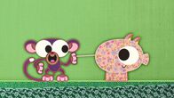Unser Sandmännchen – Auf meiner Schmusedecke gibt es ein Problem: hier treibt jemand Unsinn! Was macht man bloß mit so einem verrückten Äffchen?