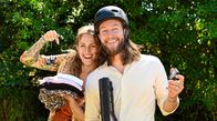 Challenge Nachhaltigkeit – Die Nachbarschaft von der Kasseler Hasenhecke will vier Wochen so nachhaltig wie möglich leben: Max und Hannah. Foto kann für alle drei Folgen genutzt werden.